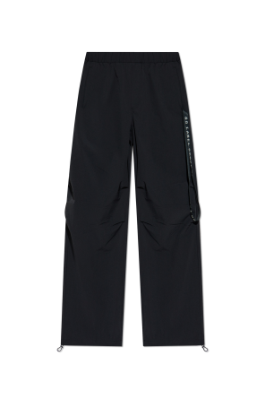 Balenciaga Nylon trousers with printed logo | Men's Clothing